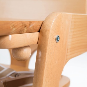roba Stair High Chair Kid Up - Scandura detasabila - Scaun inalt in crestere pentru bebelusi si copii - cu curea in 3 puncte - lemn natural - Img 9