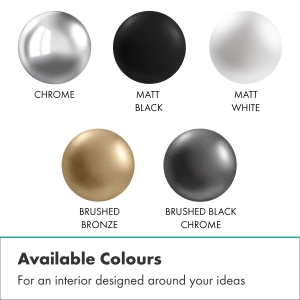 Robinet de baie hansgrohe Finoris, montare pe perete, EcoSmart, Brushed Black Chrome, 22,8 cm - Img 4