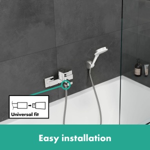 Robinet de baie hansgrohe Vernis Shape, Einhebel, crom, pentru 2 consumatori - Img 2