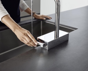 Robinet de bucatarie hansgrohe Aquno Select M81, crom, 2 tipuri de jet, inaltime 250mm - Img 7