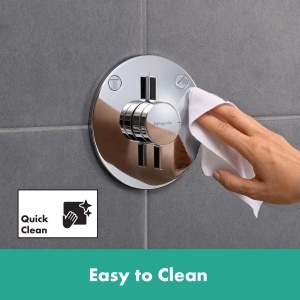 Robinet de dus hansgrohe DuoTurn S, 2 functii, crom, design ultraflat - Img 8