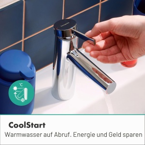 Robinet lavoar hansgrohe Zesis S, economisire apa, crom, inaltime 74 mm - Img 3