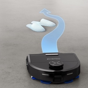 Robot aspirator Rowenta Xplorer S220 RR9495WH Lasernavigatie Functie mop vibratie Absorbtie automata NegruMetal - Img 4