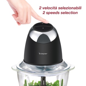 Robot de bucatarie Beper P102ROB003, 500 ml, cu cutite din otel inoxidabil, 2 viteze - Img 3