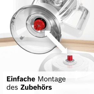 Robot de bucatarie Bosch MultiTalent 8, 1250 W, bol XXL 3.9 L, mixer 1.5 L, albotel - Img 6