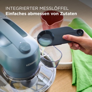 Robot de bucatarie Kenwood Go KZM35000GY compact bol 4L 800W albastru - Img 3