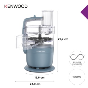 Robot de bucatarie Kenwood MultiPro Compact FDP23.130GY, inox, compact, albastru - Img 7