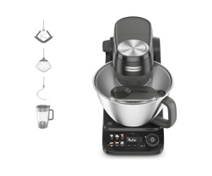 Robot de bucatarie Kenwood Smart-Touch, 1000W, 4,3L, Negru