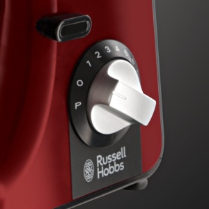 Robot de bucatarie Russell Hobbs Multi [Masina de framantat si mixer / tocator din sticla de 1,5 l] Desire Red (3 instrumente de amestecare, bol de amestecare din otel inoxidabil 2,5 kg amestecare / 2 kg aluat de drojdie) Agitator planetar 23480-56 - Img 2