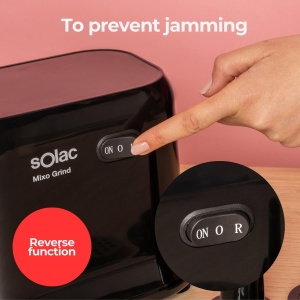 Robot de bucatarie Solac Mixo Grind 400 W 3 discuri din otel inoxidabil Functie de retur - Img 5