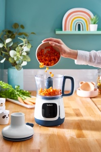 Robot de bucatarie Tefal HB55W4 Yummy Gourmet, 1000 ml, albalbastru - Img 6