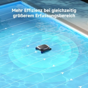Robot de curatare a piscinei Dreame J1, 5000 mAh, 360 curatare, control prin aplicatie - Img 4