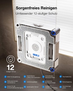 Robot de curatare feronerie ECOVACS WINBOT W3 OMNI, curatare automata, tehnologie TruEdge - Img 8