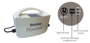 Robot de curatare piscina Bestway MIA, 150W, 28m, alb - Img 3