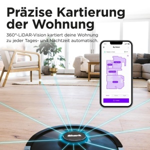 Robot de curatenie Shark Matrix Plus 2-in-1 Negru WiFi LiDAR - Img 8