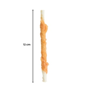 Rola de mestecat pentru caini TRIXIE Denta Fun cu pui, 240 g, 30 bucati, 12 cm - Img 3