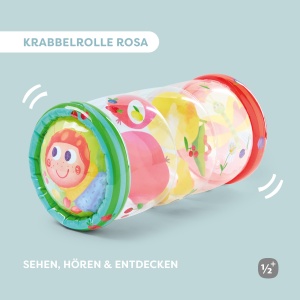 Rola pentru bebelusi HABA Konfetti Jucarie interactiva cu bile colorate - Img 3