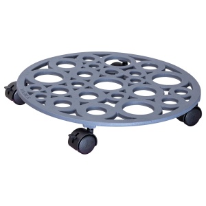 Rola pentru plante WAGNER BUBBLE 38 x 6,5 cm, Gusseisen, 50 kg, gri