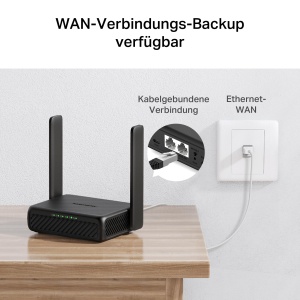 Router 4G LTE Mercusys MB113-4G, viteza 150 Mbits, porturi LAN 100 Mbps, portabil - Img 9