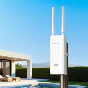 Router 4G LTE Mercusys MB118-4G, Wi-Fi 300 Mbits, IP65, PoEDC - Img 3