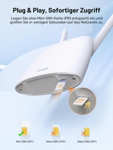Router 4G Tenda 4G06, LTE Cat4, 300 Mbits, 2,4 GHz - Img 3