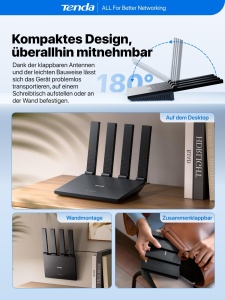 Router 4G Tenda N300 4G03 Pro V2.0, viteza 150 Mbps, dual SIM - Img 6
