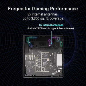 Router Gaming ASUS ROG Strix GS-BE18000 Tri-Band WiFi 7, 18.000 Mbits, 8 Porturi 2.5G - Img 4