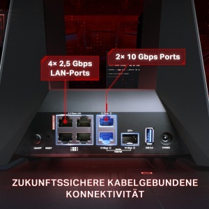 Router Gaming TP-Link Archer GE800 Tri-Band Wi-Fi 7, 19 Gbps, 2 Porturi 10 Gbps - Img 4