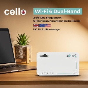 Router portabil 5G Cello AX1800, dualband 2.45 GHz, 4000 mAh, SIM-Lock liber - Img 4