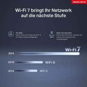 Router Wi-Fi Mercusys MR27BE, Dualband, 3.6 Gbps, 4 antene - Img 8