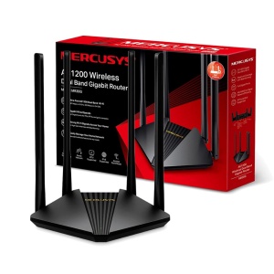 Router Wireless Mercusys MR30G Gigabit Ethernet Dual-Band Negru