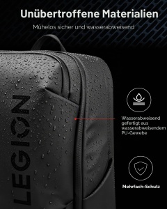 Rucsac de gaming Lenovo Legion GB800, 17 inch, culoare neagra, rezistent - Img 2