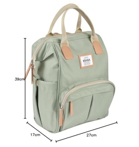 Rucsac multifunctional Beaba Wellington 18L compartimente multiple Verde salvie - Img 11