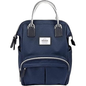 Rucsac multifunctional BEABA Wellington compartimente multiple albastru