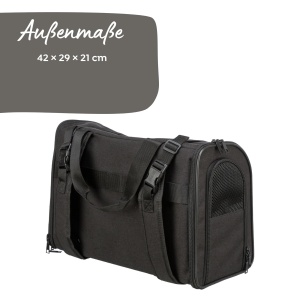 Rucsac pentru transport animale TRIXIE Connor, 42x29x21 cm, negrugri - Img 3