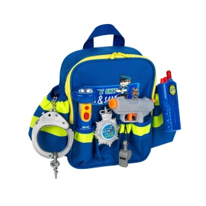 Rucsac Politie Theo Klein 8802 cu Accesorii, 28x25x8.5 cm, pentru Copii de la 3 Ani - Img 3
