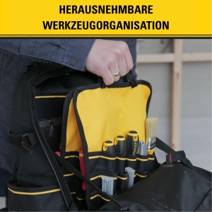 Rucsac unelte STANLEY FATMAX 17L, negru, capacitate 20 kg - Img 6