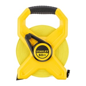 Ruleta din fibra de sticla Stanley 60m, maner ergonomic, carcasa ABS