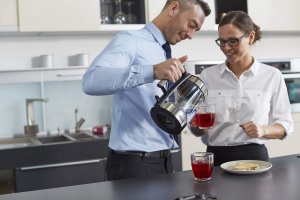 Russell Hobbs Boiler Glass Design [1.7l, 2200W] Elegance - Aplicatii din otel inoxidabil lustruit (iluminare LED albastra, filtru de var detasabil, indicator de nivel al apei) Ceainic 23830-70 - Img 7