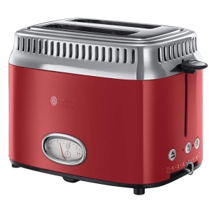 Russell Hobbs Retro Toaster 21680-56 Rosu 1300W Functie Lift and Look - Img 4