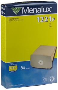 Sac de aspirator Menalux 1221 P pentru Electrolux, 5 bucati, filtrare 95