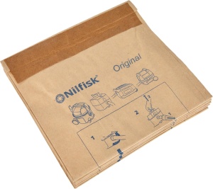 Sac de aspirator Nilfisk 10L, 5 bucati, accesoriu original pentru modele GD si CDB - Img 2