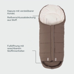 Sac de dormit Nuvita 9545 Junior City pentru carucior, 100 cm, culoare salbeigrun - Img 3