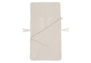 Sac de dormit pentru bebelusi Jollein Basic Knit, culoare Oatmeal, pentru scaun auto si carucior - Img 3