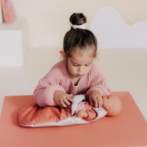 Sac de dormit pentru papusi Smoby Baby Nurse, pentru papusi de pana la 42 cm, lavabil - Img 4