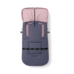 Sac de iarna pentru carucior Interbaby, roz, material antialergic, impermeabil - Img 9