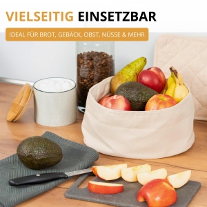 Sac de Paine Westmark Oval, 25 x 18 cm, Culoare Hellbeige, Material Bumbac si Poliester - Img 5