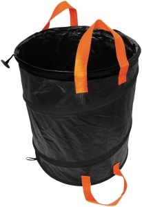 Sac pentru gradina Fiskars Pop-Up, 56 litri, negruportocaliu