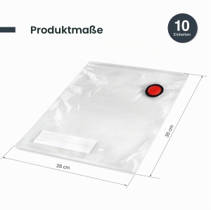 Sacii de vidat Lacor 69696, 10 buc, BPA-free, 26 x 35 cm - Img 2