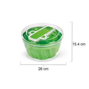 Salatiera cu uscator Zyliss Swift Dry E940013, 6L, Plastic, Verde, AquaVent - Img 3